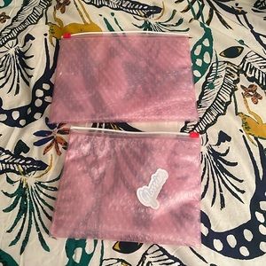 2- pack Glossier padded bag